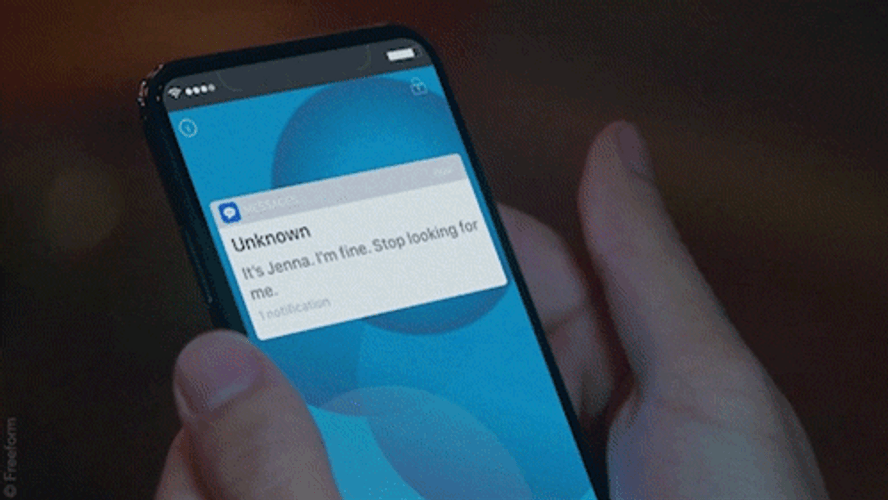 Good Trouble Gael Martinez Received Sad Text Message GIF