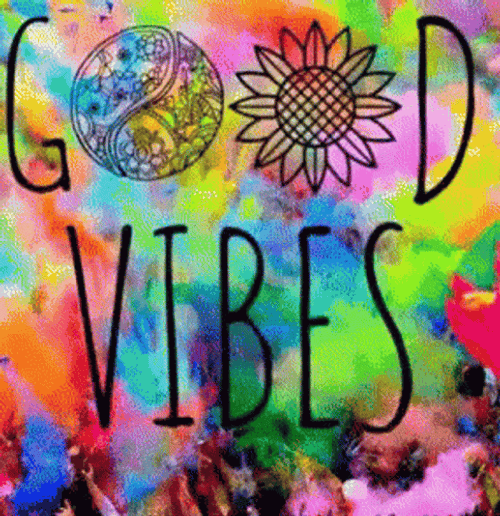 Good Vibes Hippie GIF