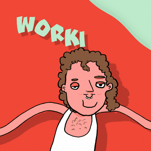 Good Wednesday Morning Wavy Arms Animation GIF