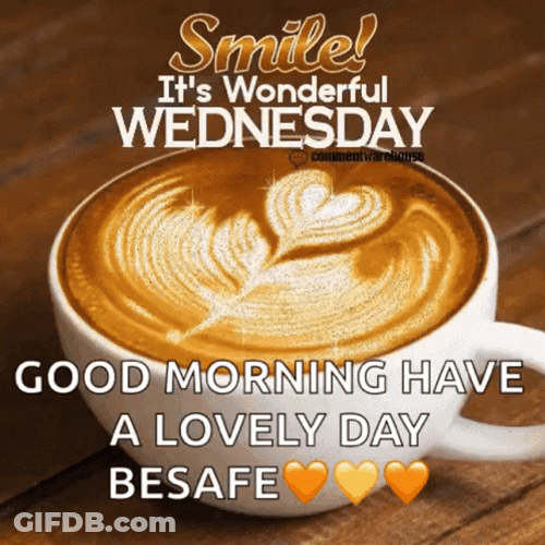 Good Wednesday Wonderful Morning Coffee GIF