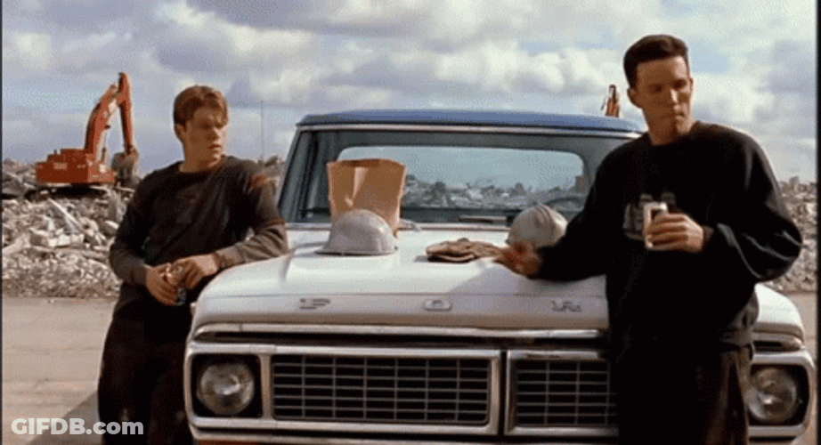 Good Will Hunting Construction GIF