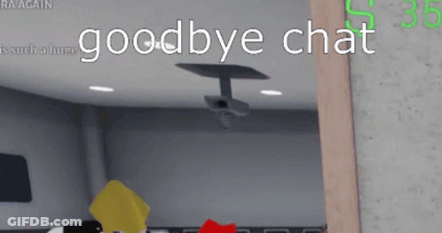 Goodbye Chat Video Game GIF
