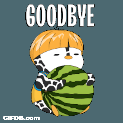 Goodbye Good Bye Sticker GIF