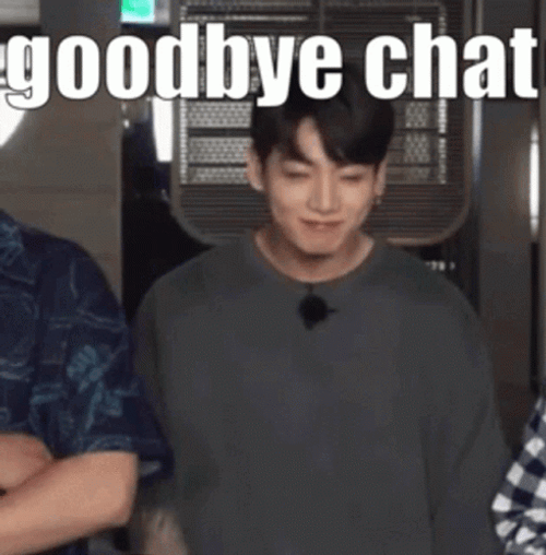 Goodbye Meme Bye Chat BTS Jungkook GIF