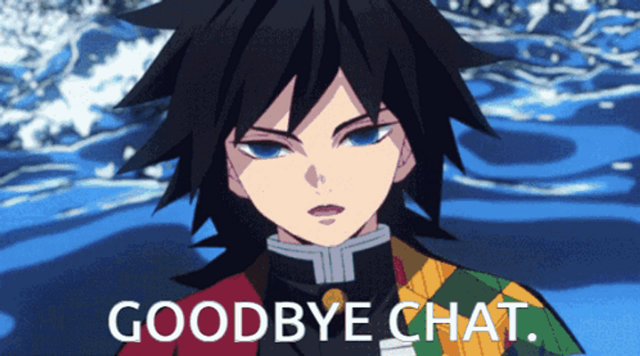 Goodbye Meme Demon Slayer Giyuu Tomioka GIF