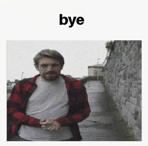 Goodbye Meme Running Man GIF