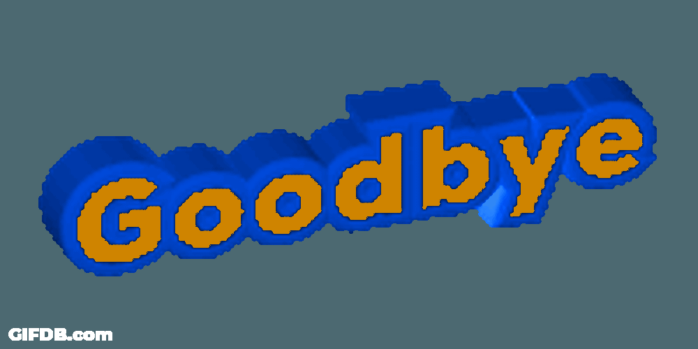 Goodbye Sticker GIF
