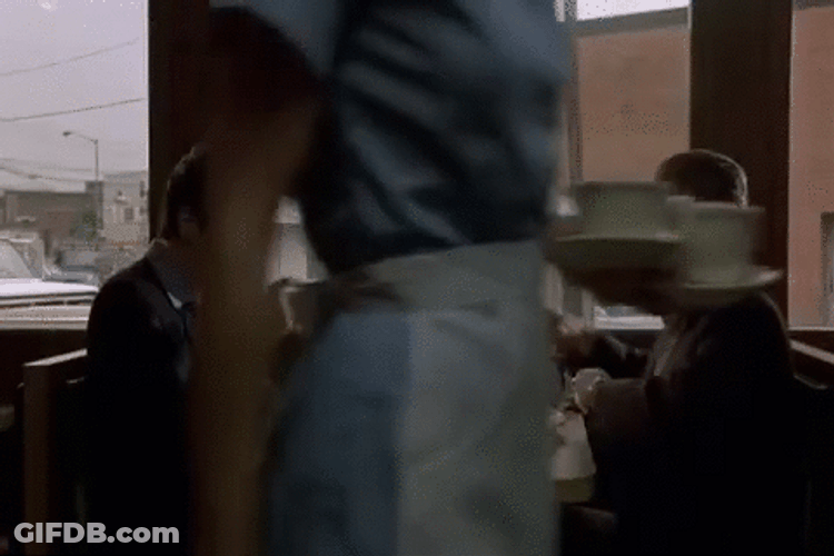 Goodfellas Eating In Restaurant Scene GIF