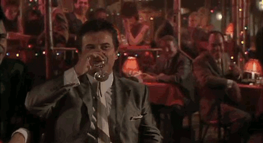Goodfellas Excited Over Drinking GIF