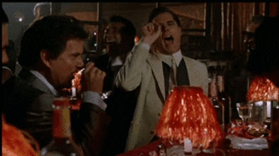 Goodfellas Laughing Fake Cry Slow Motion GIF