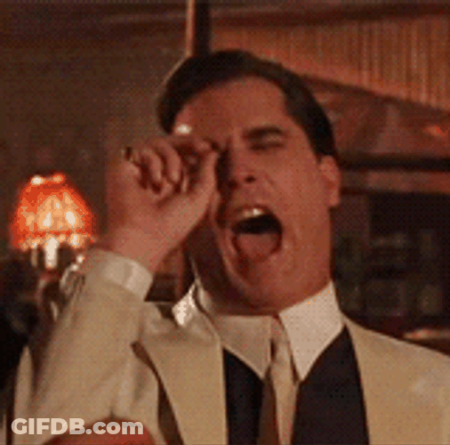 Goodfellas Laughing Ray Liotta Fake Cry GIF