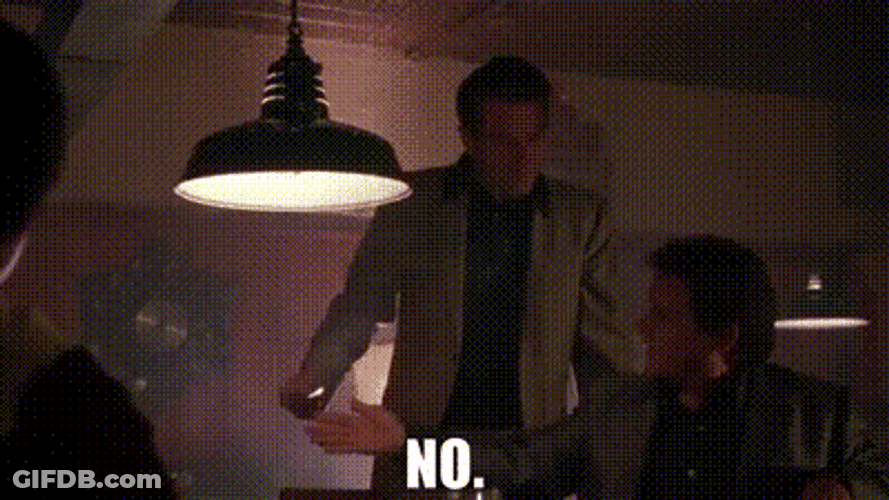 Goodfellas Man Firmly Says No GIF