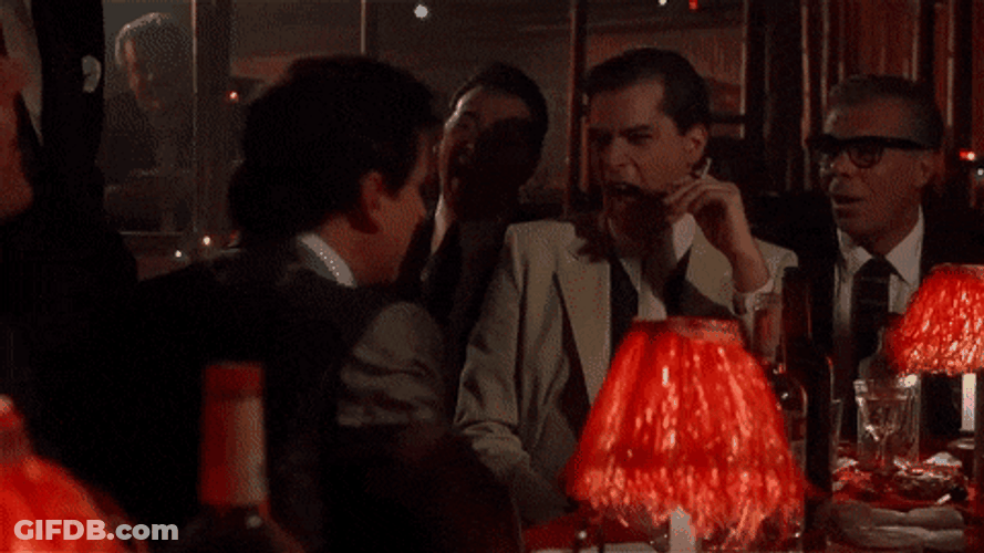 Goodfellas Talking And Smoking GIF