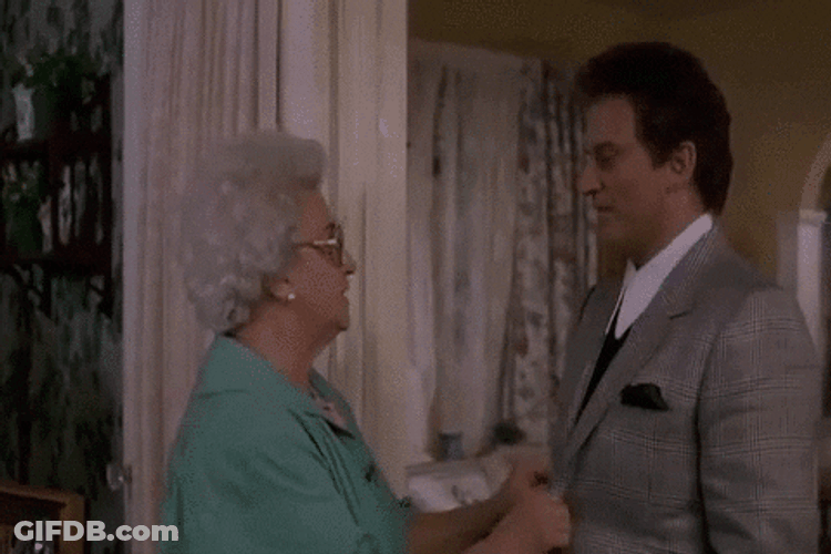 Goodfellas Tommy Devito Kissing Mother On Cheek GIF