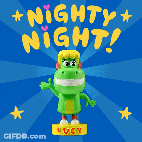 Goodnight 3D Dino GIF