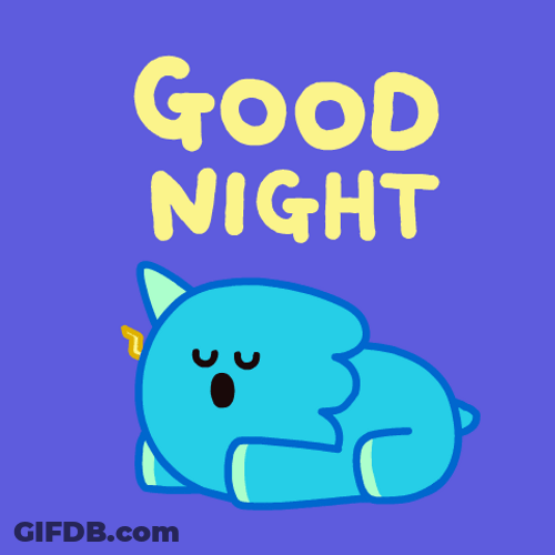 Goodnight Adorable Dino GIF