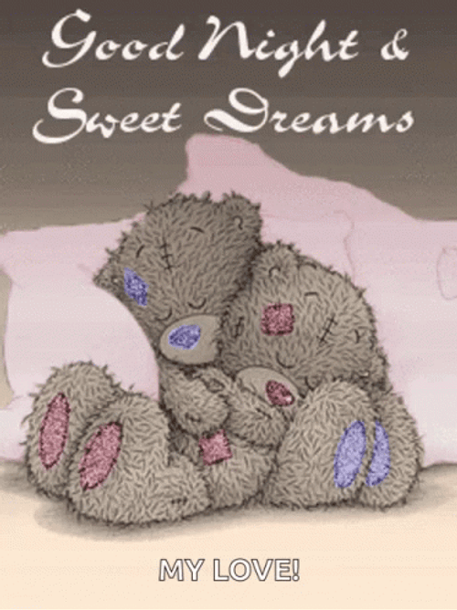 Goodnight And Sweet Dreams My Love Bears GIF