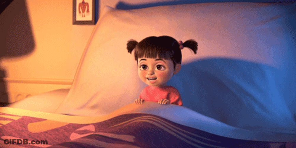 Goodnight Beautiful Boo Monster Inc GIF