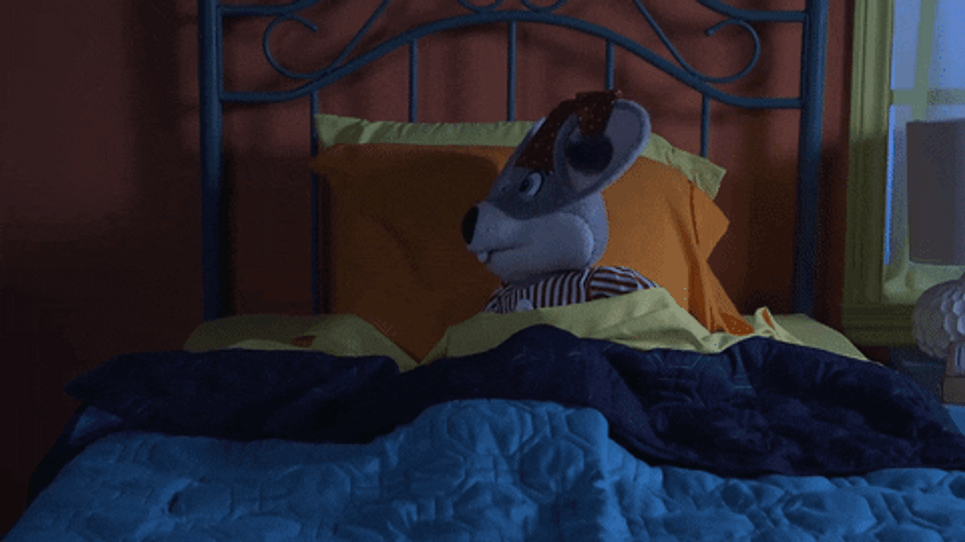 Goodnight Biggie Cheese Mascot GIF