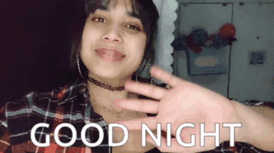 Goodnight Blow Kiss Good Bye Girl GIF
