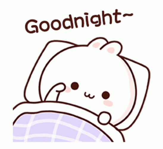 Goodnight Cute Wave GIF