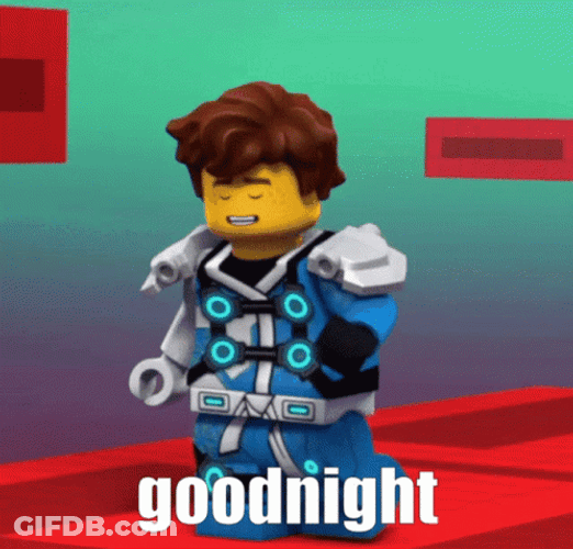 Goodnight Dancing Lego GIF