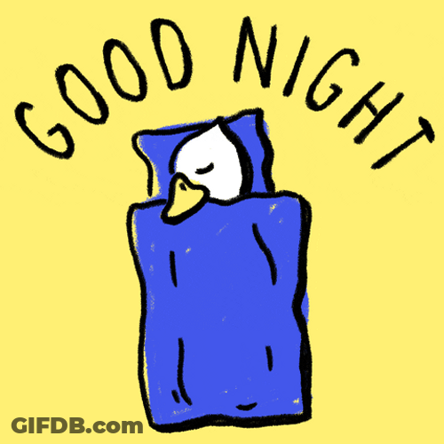 Goodnight Dozy Ducky GIF