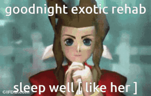 Goodnight Exotic Rehab Sleep Well Girl GIF