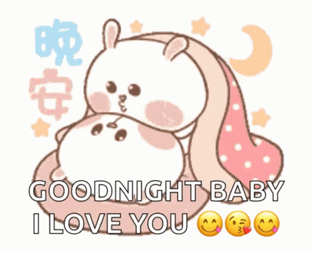 Goodnight I Love You Cute Sweet Kiss GIF