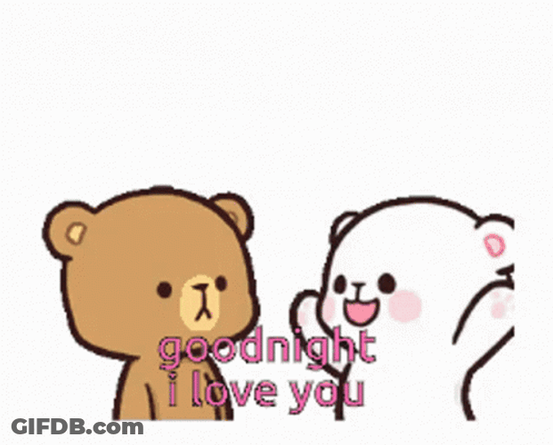Goodnight I Love You Milk & Mocha GIF