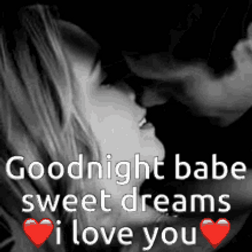 Goodnight I Love You Steamy Kiss GIF