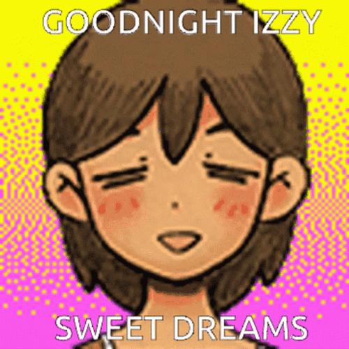 Goodnight Izzy Sweet Dreams Cartoon GIF