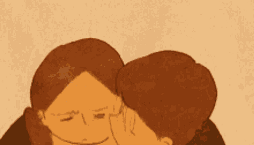 Goodnight Kiss Angry Girlfriend Sweet Boyfriend GIF