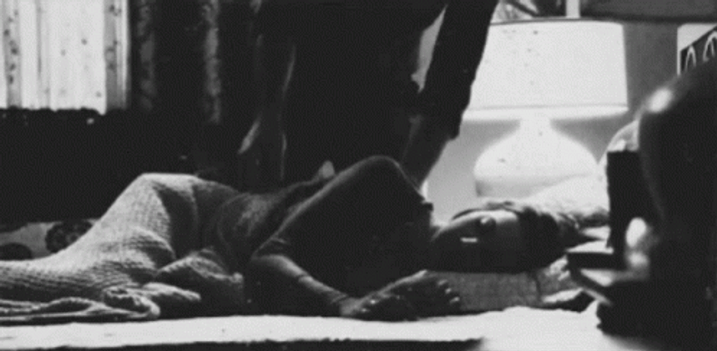 Goodnight Kiss Girlfriend Tuck In Bed GIF