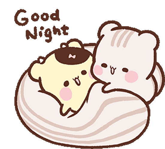 Goodnight My Love Hamsters Blanket Cute GIF