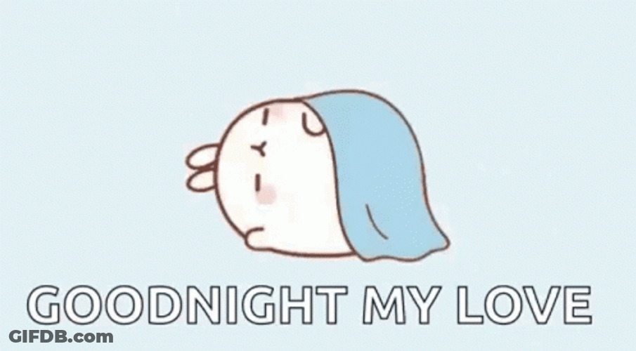 Goodnight My Love Putting On Blanket GIF