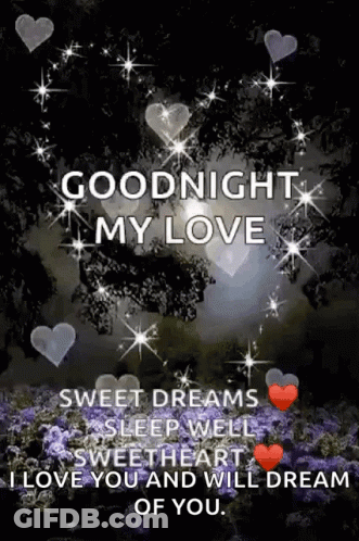 Goodnight My Love Sweet Dreams GIF