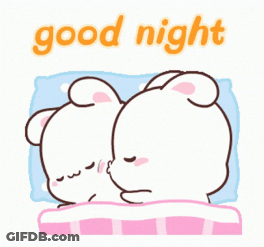 Goodnight My Love Turn Kiss Cute GIF