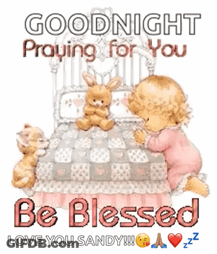 Goodnight Prayer For Blessings GIF