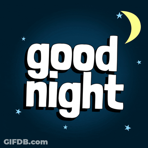 Goodnight Shooting Star GIF
