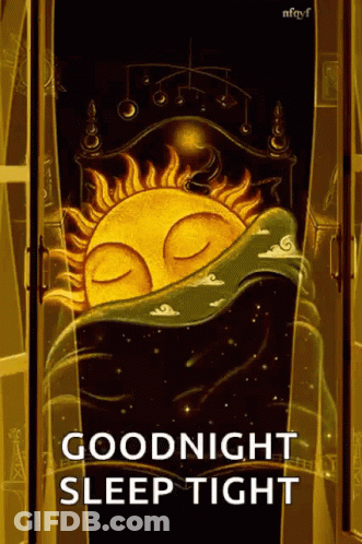 Goodnight Sleep Tight Poster GIF