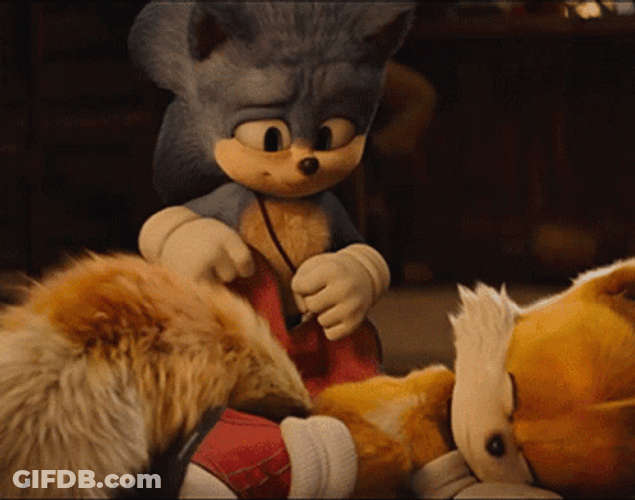 Goodnight Sonic Tails Sleeping GIF