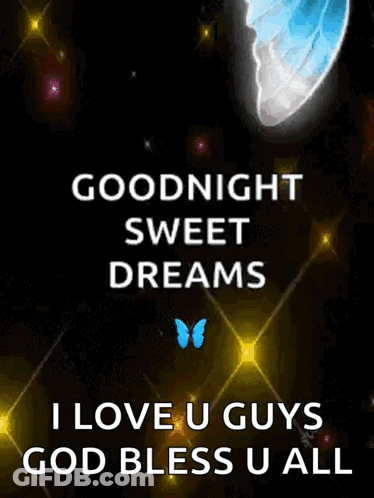 Goodnight Sweet Dreams I Love You Guys God Bless You All GIF