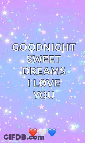 Goodnight Sweet Dreams I Love You Poster GIF