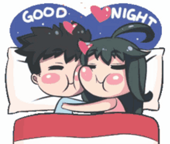 Goodnight Sweetheart Sweet Dreams Lily Marigold Jun Lemon Chibi GIF