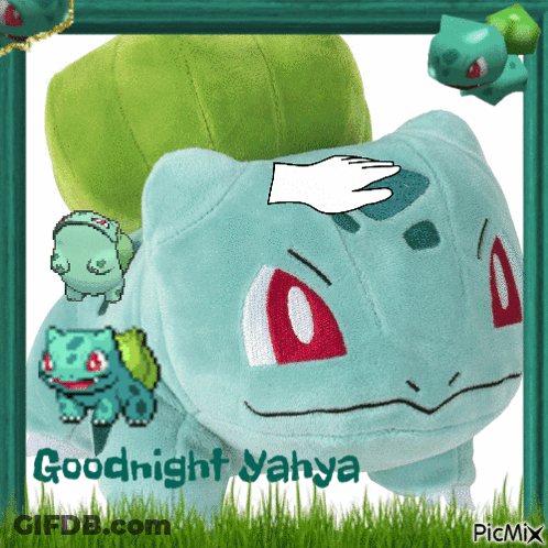 Goodnight Yahya Stuffed Animal GIF
