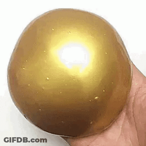Gooey And Shiny Golden Slime GIF