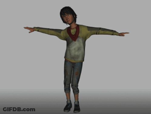 Goofy 3D Model GIF