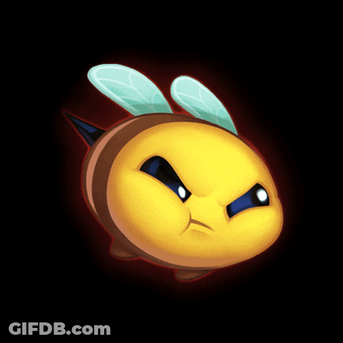 Goofy Ahh Bee Angry Mode GIF