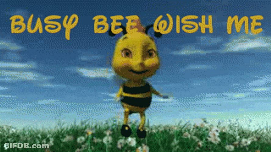 Goofy Ahh Busy Bee Wish Me GIF